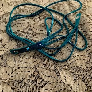 Touchstone crystal wrap bracelet